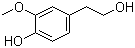 4-羟基-3-甲氧基苯乙醇分子结构 (CAS 2380-78-1)