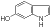结构式 CAS# 2380-86-1, 6-羟基吲哚