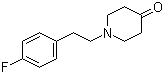 结构式 CAS# 23808-43-7, 1-[2-(4-氟苯基)乙基]-4-哌啶酮
