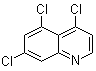 结构式 CAS# 23834-01-7, 4,5,7-三氯喹啉