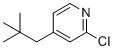 structure of CAS# 2387538-18-1, 2-Chloro-4-neopentylpyridine
