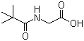 structure of CAS# 23891-96-5, [(2,2-Dimethylpropanoyl)amino]acetic acid