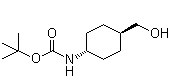 structure of CAS# 239074-29-4, (trans-4-Hydroxymethylcyclohexyl)carbamic acid tert-butyl ester;tert-Butyl trans-4-(hydroxymethyl)cyclohexylcarbamate; trans-4-(tert-Butoxycarbonylamino)cyclohexane-1-methanol; trans-N-[4-(Hydroxymethyl)cyclohexyl]carbamic acid tert-butyl ester