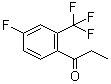 structure of CAS# 239107-26-7, 4'-Fluoro-2'-(trifluoromethyl)propiophenone