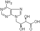 4-(6-氨基-9H-嘌呤-9-基)-4-脱氧-D-赤酮酸分子结构 (CAS 23918-98-1)