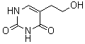 5-(2-羟基乙基)尿嘧啶分子结构 (CAS 23956-12-9)