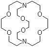 structure of CAS# 23978-09-8, Kryptofix 222;4,7,13,16,21,24-Hexaoxa-1,10-diazabicyclo[8.8.8]-hexacosane