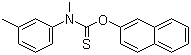 structure of CAS# 2398-96-1, Tolnaftate;2-Naphthyl N-methyl-N-(3-tolyl)thionocarbamate; Methyl-(3-methylphenyl)carbamothioic acid O-2-naphthyl ester