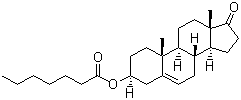 普拉雄酮庚酸酯分子结构 (CAS 23983-43-9)