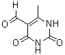 1,2,3,4-四氢-6-甲基-2,4-二氧代-5-嘧啶甲醛分子结构 (CAS 24048-74-6)