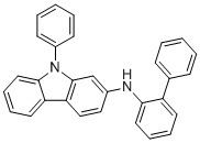 9-Phenyl-N-(2-phenylphenyl)carbazol-2-amine molecular structure (CAS 2408008-09-1)