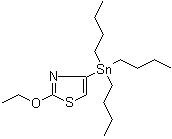 2-(Ethoxy)-4-(trimethylstannyl)thiazole molecular structure (CAS 240816-28-8)