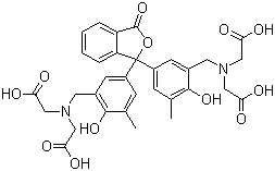 邻甲酚酞络合剂分子结构 (CAS 2411-89-4)