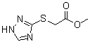 (1H-1,2,4-Triazol-3-ylthio)acetic acid methyl ester molecular structure (CAS 24127-59-1)