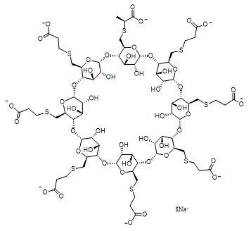 Sugammadex Impurity 9 Octasodium salt molecular structure (CAS 2412952-92-0)