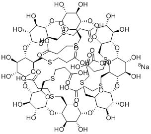 Sugammadex Diastereomer 1 Sulfoxide (Sodium salt) molecular structure (CAS 2412953-13-8)