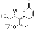 structure of CAS# 24144-61-4, cis-(+)-Khellactone