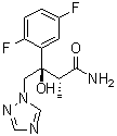 structure of CAS# 241479-75-4, (alphaR,betaR)-beta-(2,5-Difluorophenyl)-beta-hydroxy-alpha-methyl-1H-1,2,4-triazole-1-butanamide