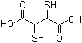 Dimercaptosuccinic acid molecular structure (CAS 2418-14-6)