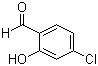 4-氯-2-羟基苯甲醛分子结构 (CAS 2420-26-0)