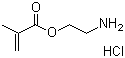 structure of CAS# 2420-94-2, 2-Aminoethyl methacrylate hydrochloride