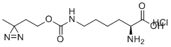 N6-((2-(3-Methyl-3H-diazirin-3-yl)ethoxy)carbonyl)-L-lysine hydrochloride molecular structure (CAS 2421187-79-1)