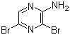2-Amino-3,5-dibromopyrazine molecular structure (CAS 24241-18-7)