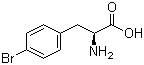 L-4-溴苯丙氨酸分子结构 (CAS 24250-84-8)