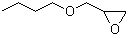 structure of CAS# 2426-08-6, Butyl glycidyl ether;(Butoxymethyl)oxirane; 1,2-Epoxy-3-butoxypropane; Butyl 2,3-epoxypropyl ether