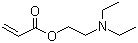 structure of CAS# 2426-54-2, 2-(Diethylamino)-ethyl acrylate ;2-Propenoic acid 2-(diethylamino)ethyl ester; N,N-Diethylaminoethyl acrylate