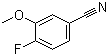 4-Fluoro-3-methoxybenzonitrile molecular structure (CAS 243128-37-2)
