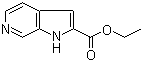 1H-吡咯并[2,3-c]吡啶-2-羧酸乙酯分子结构 (CAS 24334-19-8)