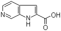 1H-Pyrrolo[2,3-c]pyridine-2-carboxylic acid molecular structure (CAS 24334-20-1)