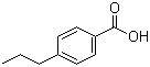 4-丙基苯甲酸分子结构 (CAS 2438-05-3)