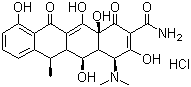 Doxycycline hyclate molecular structure (CAS 24390-14-5)