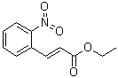 (E)-3-(2-Nitrophenyl)-2-propenoic acid ethyl ester molecular structure (CAS 24393-59-7)