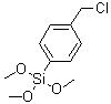 [4-(Chloromethyl)phenyl]trimethoxysilane molecular structure (CAS 24413-04-5)