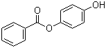 Benzoic acid 4-hydroxyphenyl ester molecular structure (CAS 2444-19-1)