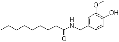 辣椒素分子结构 (CAS 2444-46-4)