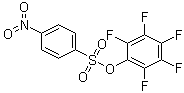 4-Nitrobenzenesulfonic acid pentafluorophenyl ester molecular structure (CAS 244633-31-6)
