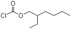 2-Ethylhexyl chloroformate  molecular structure (CAS 24468-13-1)