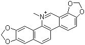 血根碱分子结构 (CAS 2447-54-3)