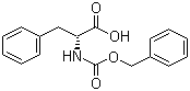 N-苄氧羰基-D-苯丙氨酸分子结构 (CAS 2448-45-5)