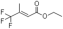 结构式 CAS# 24490-03-7, 3-(三氟甲基)巴豆酸乙酯; 3-(三氟甲基)-2-丁烯酸乙酯