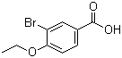 结构式 CAS# 24507-29-7, 3-溴-4-乙氧基苯甲酸