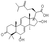 6alpha-Hydroxypolyporenic acid C molecular structure (CAS 24513-63-1)