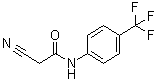 2-氰基-N-[4-(三氟甲基)苯基]乙酰胺分子结构 (CAS 24522-30-3)