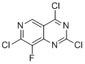 结构式 CAS# 2454396-80-4, 2,4,7-三氯-8-氟吡啶并[4,3-d]嘧啶