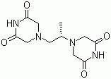 structure of CAS# 24584-09-6, Dexrazoxane;(S)-4,4'-(1-Methyl-1,2-ethanediyl)bis-2,6-piperazinedione
