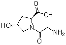 (4R)-甘氨酰-4-羟基-L-脯氨酸分子结构 (CAS 24587-32-4)